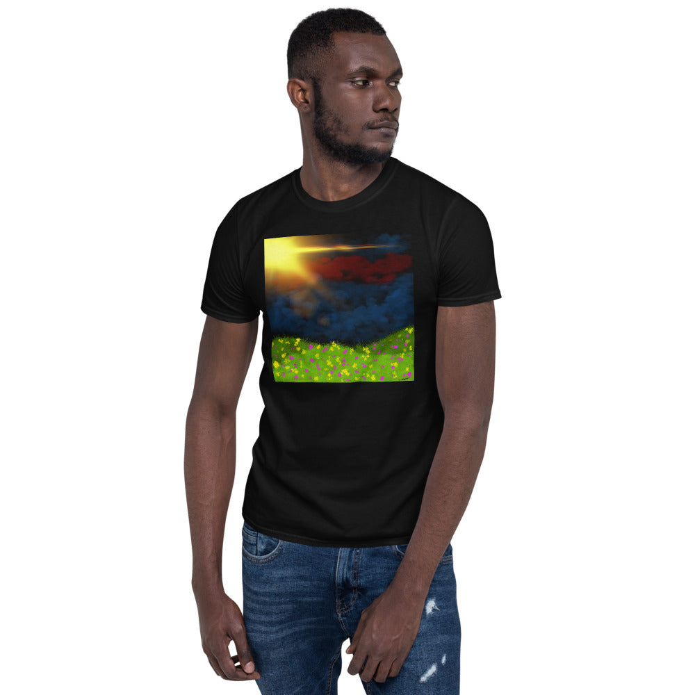 Short-Sleeve T-Shirt "Meadow landscape"