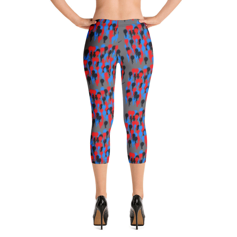 Capri Leggings "Spray paint"