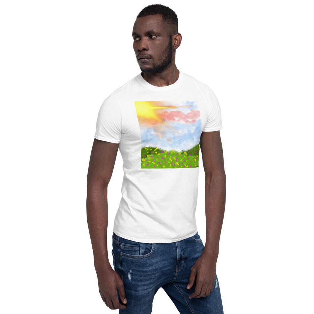 Short-Sleeve T-Shirt "Meadow landscape"