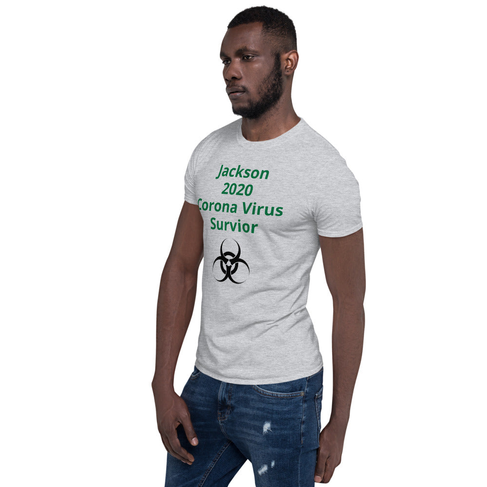 Short-Sleeve T-Shirt "Jackson Corona Virus"