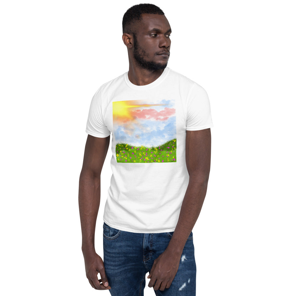 Short-Sleeve T-Shirt "Meadow landscape"