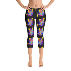 Capri Leggings "Crazy Graffiti"