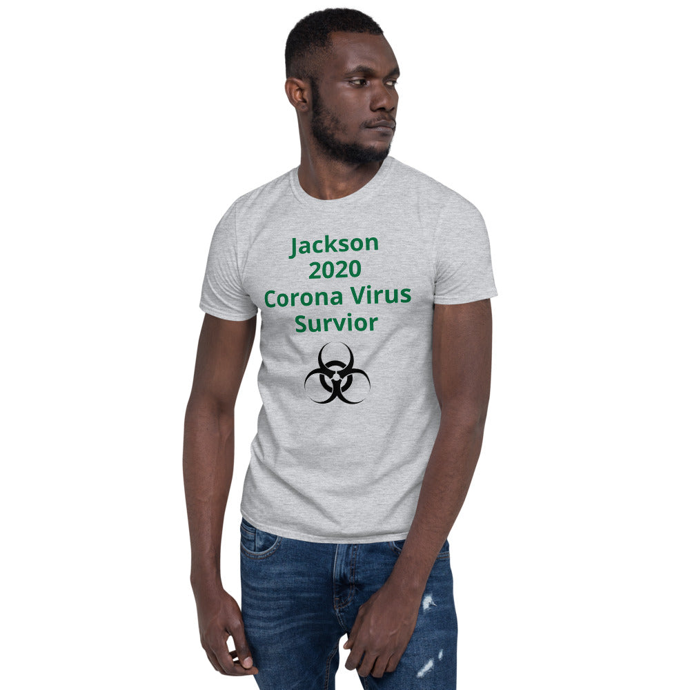 Short-Sleeve T-Shirt "Jackson Corona Virus"