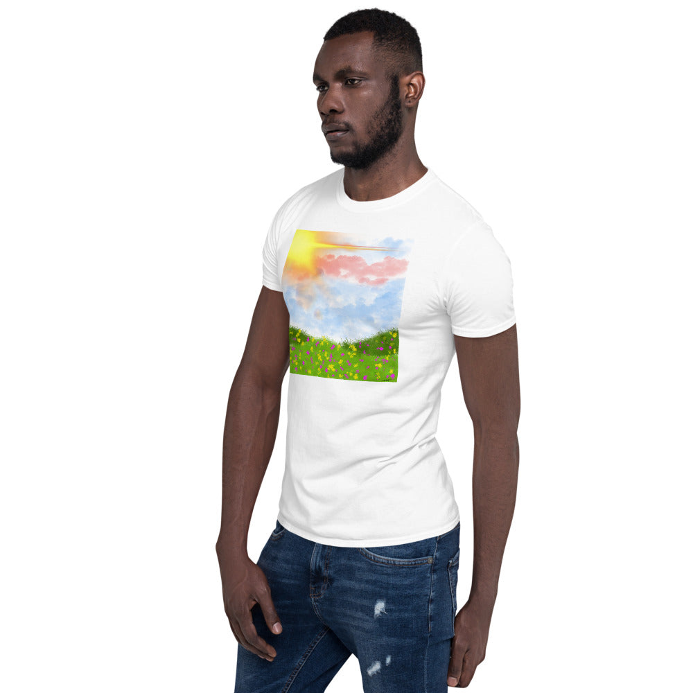 Short-Sleeve T-Shirt "Meadow landscape"