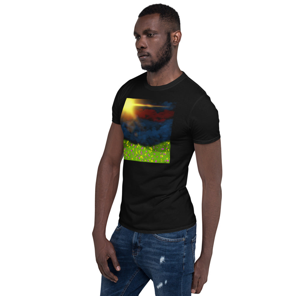 Short-Sleeve T-Shirt "Meadow landscape"